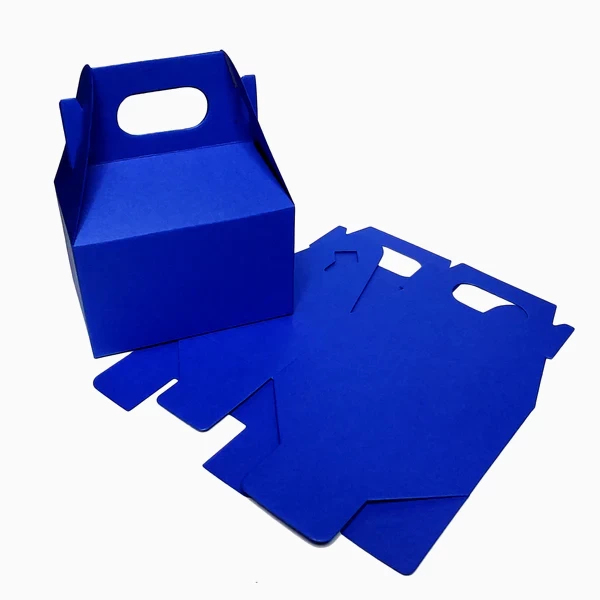 Custom Blue Gable Boxes