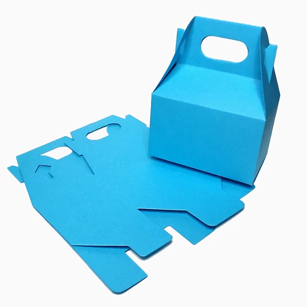 Custom Blue Gable Boxes