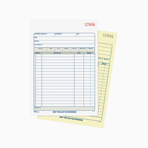 Carbonless Forms