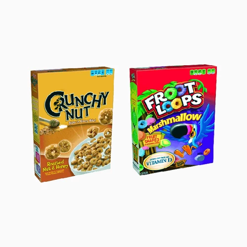 Cardboard Cereal Boxes
