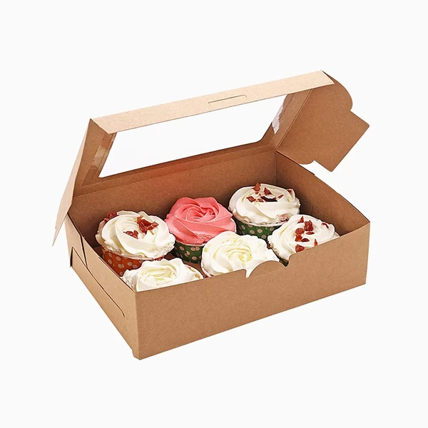 Kraft Cupcake Boxes