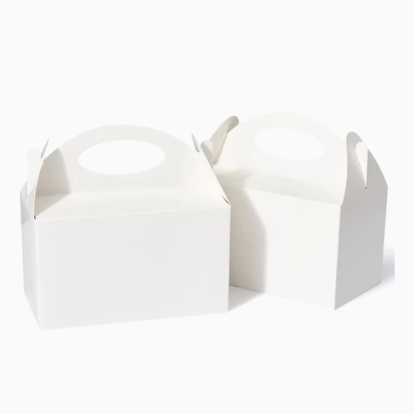 Custom White Gable Boxes