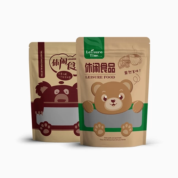 Paper Ziplock Bag With Window